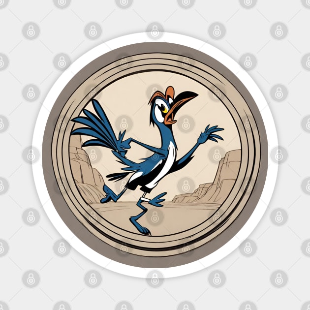 Road Runner Magnet by CurlyLamb